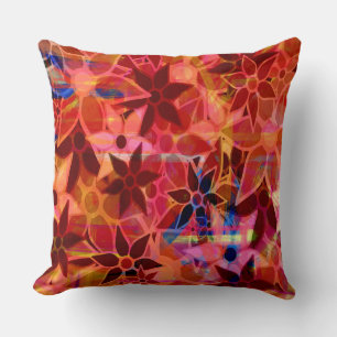 Coussin Modèle Floral Art Abstrait #2