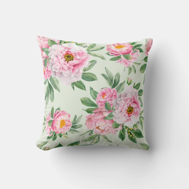 Coussin Modèle floral classique (Recto)