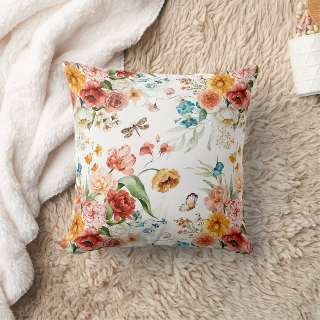 Coussin Modèle floral du jardin (Couverture)