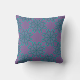 Coussin Modèle floral sur violet