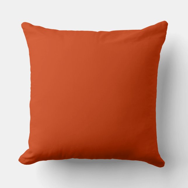 Coussin Modèle orange brûlé (Recto)