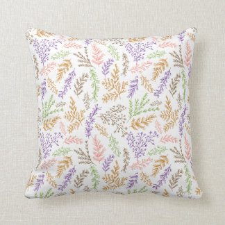 coussin modelé par feuille botanique de