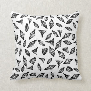 coussin modelé par formes de griffonnage