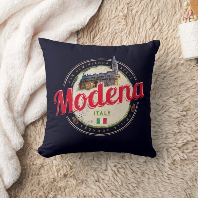 Coussin Modena Emilia Romagna Balsamique Italie Souvenir (Couverture)