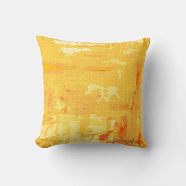 Coussin Modern abstract background of bright brush strokes (Recto)