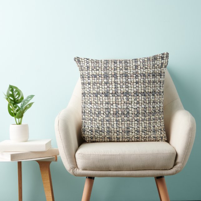 Coussin Modern abstract geometric digital pattern 1259 (Chaise)