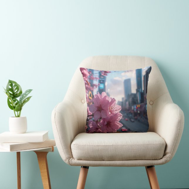 Coussin Modern Cherry Blossom (Chaise)