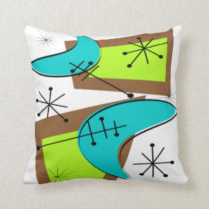 Coussin moderne 6 atomiques de la moitié du sièc