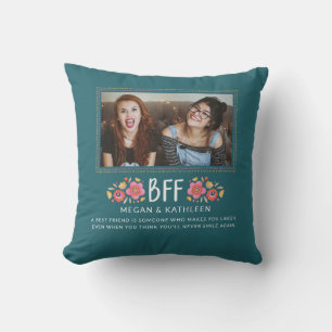 Coussin Moderne Best Friends BFF Photo Jeu d'oreiller