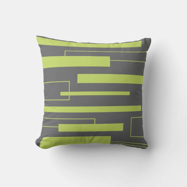 Coussin moderne de bloc de fil (Recto)