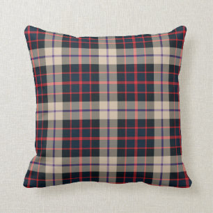 Coussin moderne de tartan de Williamson