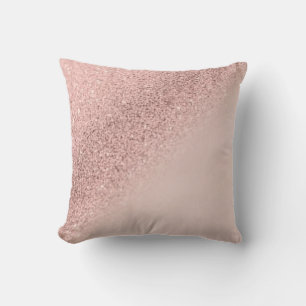 Coussin Moderne Élégant Chic Fille Brillante Bokeh Ombré