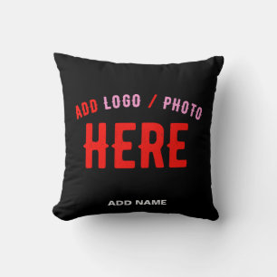 COUSSIN MODERNE ET MODERNE PERSONNALISABLE NOIR VÉRIFIÉ