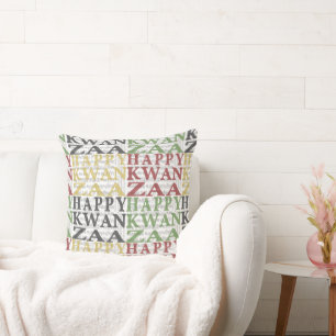 Coussin Moderne Happy Kwanzaa