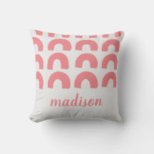Moderne rose arc-en-ciel gris Adorable Enfants Per