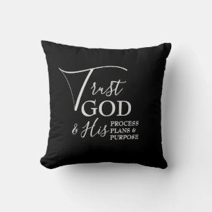 Coussin Moderne TRUST DIEU Plans de processus Objectif