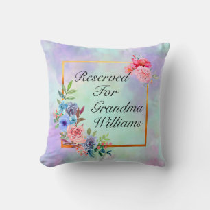 Coussin Modifier le nom de grand-mère Texte réservé à