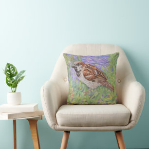 Coussin Moineau domestique