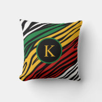 Mois de l'histoire des Noirs Monogramme Rouge Vert