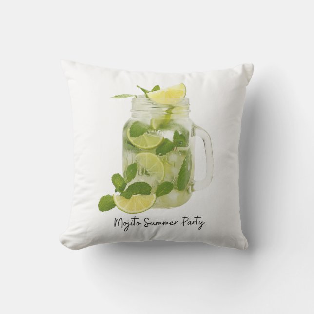 Coussin Mojito Summer party (Recto)