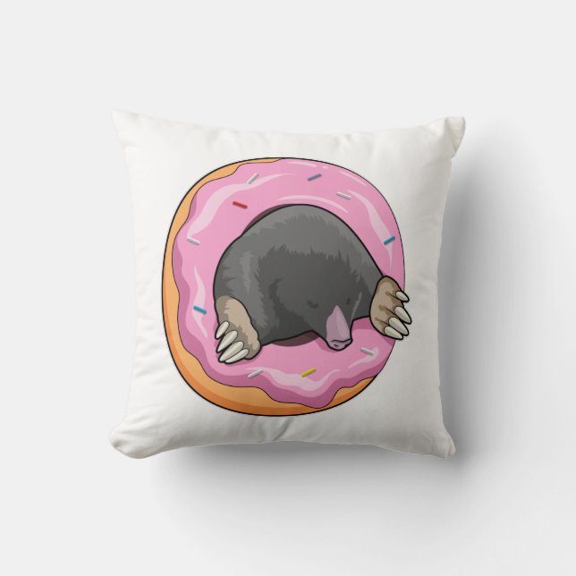 Coussin Mole avec Donut (Recto)