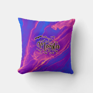 Coussin Momster avec chauves-souris