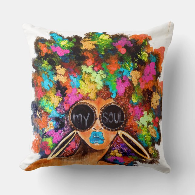 Coussin Mon ÂME (Recto)