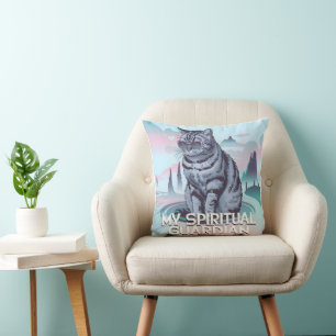 Coussin Mon chat gardien spirituel