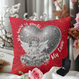 Coussin Mon coeur est ton amour