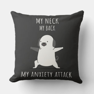 Coussin Mon cou mon dos mon attaque d'anxiété 