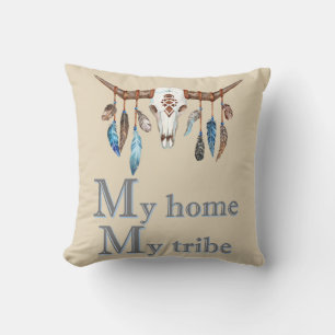 Coussin Mon Crâne Bohème de Tribu