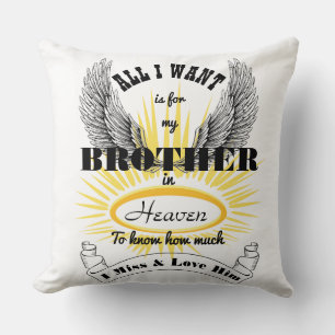 Coussin Mon frère dans le ciel