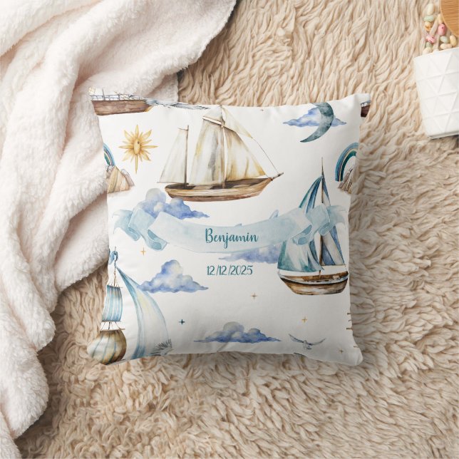 Coussin Mon petit Horizon bleu (Couverture)