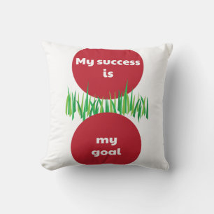 Coussin Mon succès est mon objectif EN