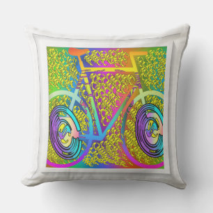 Coussin Mon vélo extérieur carré patio