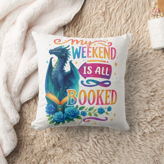 Coussin Mon Week-End Est Réservé (Couverture)