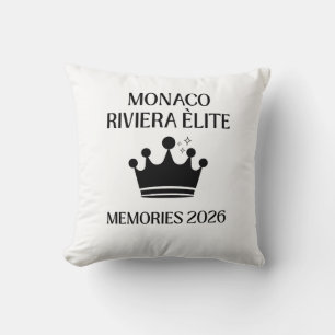 Coussin Monaco Riviera Elite Souvenirs 2026 Cabine de Yach