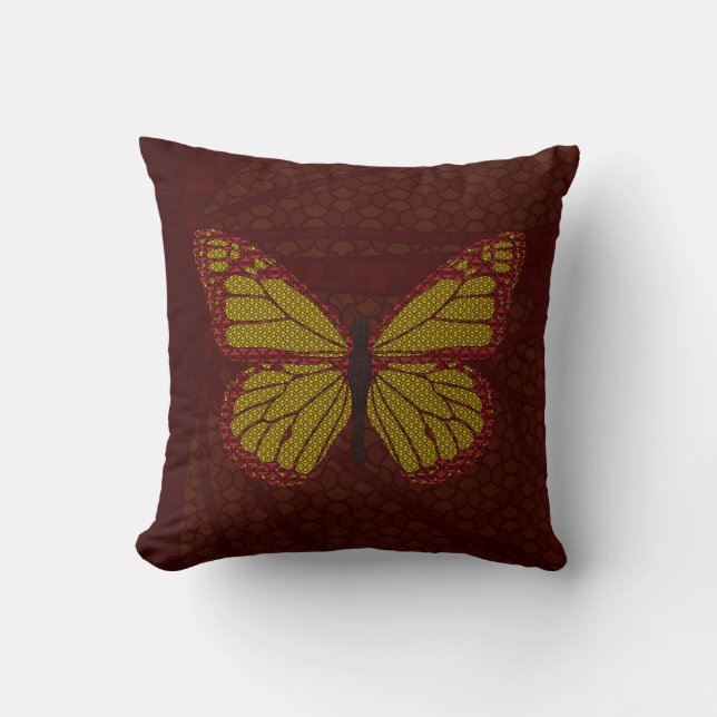 Coussin monarque chinois (Recto)