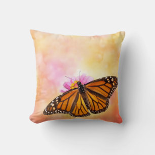 Coussin Monarque en rose