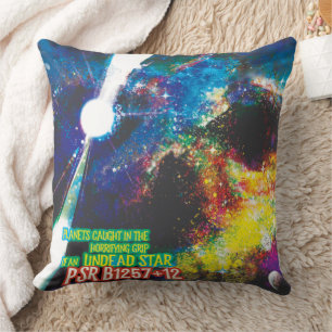 Coussin Monde de zombies Halloween Galaxie d'Horreurs