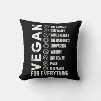 Coussin monde vegan jour heureux monde vegan jour-le futur