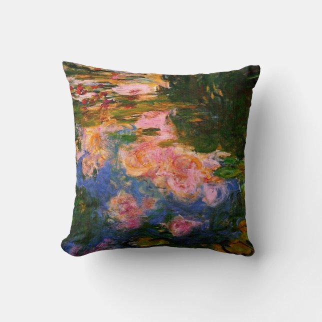 Coussin Monet - L'étang de la Lys d'Eau, 1919 (Recto)