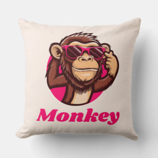 Coussin monkey pillowcase