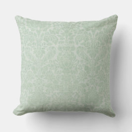 Coussin Monnaie vert Damask GradeA Coton Throw Pillow 20x2