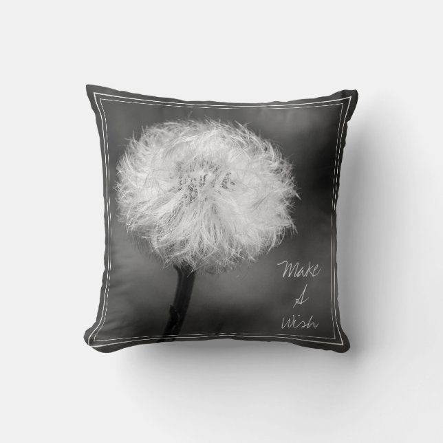 Coussin Monochromatique faites un carreau de pissenlit de (Recto)
