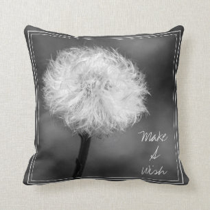 Coussin Monochromatique faites un carreau de pissenlit de