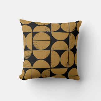 Coussin Monochrome, géométrique, motif transparent scandin