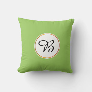 Coussin monogramme