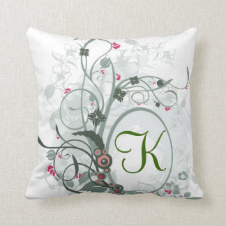 Coussin Monogramme artistique de la lettre K