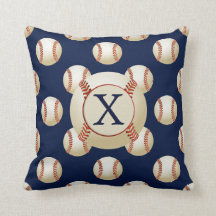 Monogramme Baseball Balls motif sportif